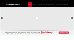 Desktop Screenshot of boulevardmotors.com.au